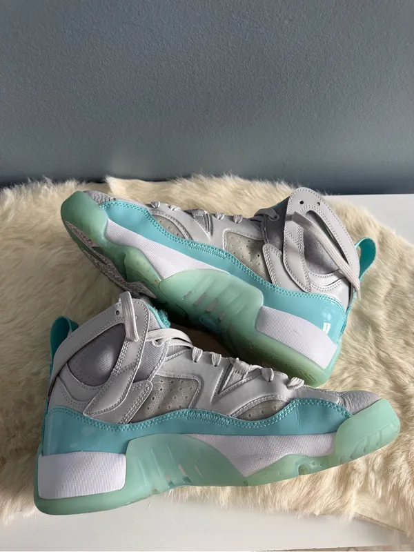Nike Air Jordan Women’s Jumpman Two Trey Tropical Teal Sneakers - Image 5