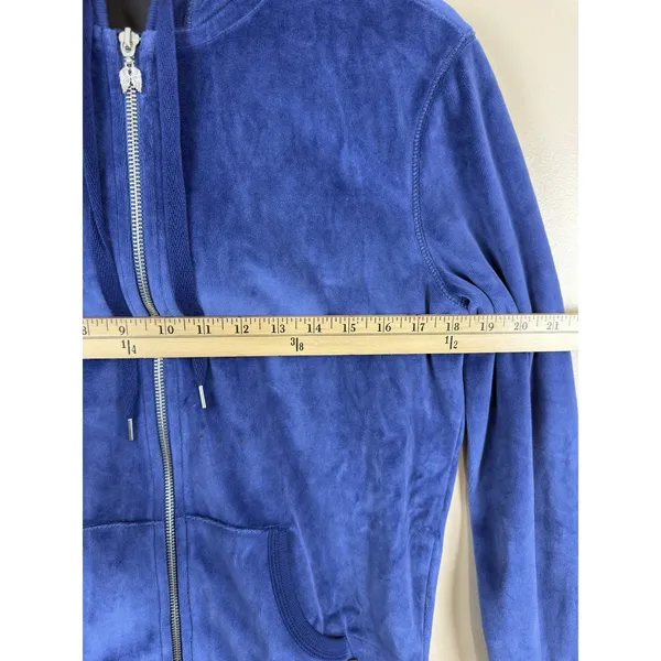 Victoria's Secret Y2K Angel Sparkle Sequence Full Zip Up Hoodie Women’s Size M - Image 11
