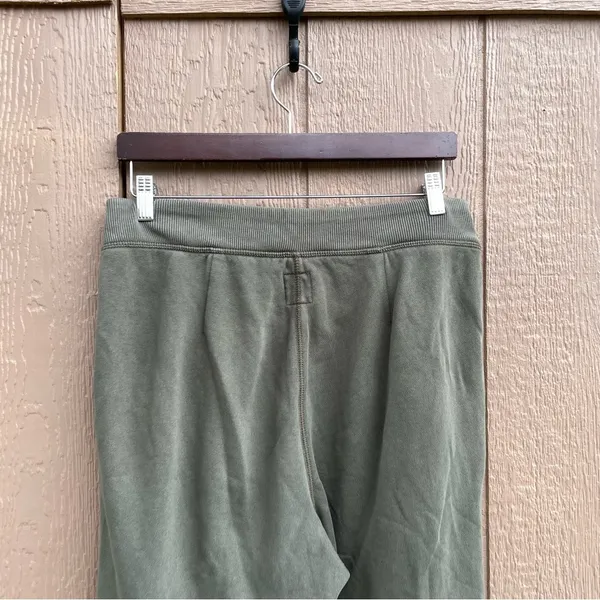 Aerie Womens Pants Joggers Corset Waist Sweatpants Sunwashed Green Size Large - Image 6
