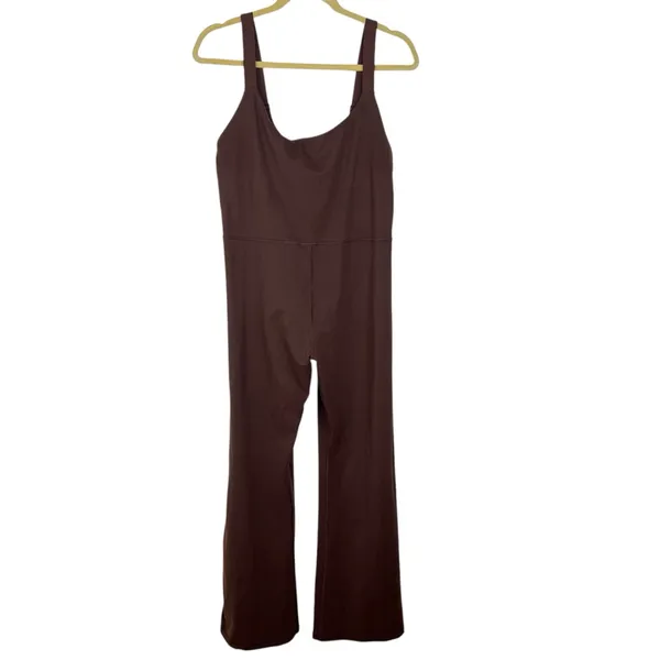 Aerie Offline The Hugger Jumpsuit XL Brown - Image 2
