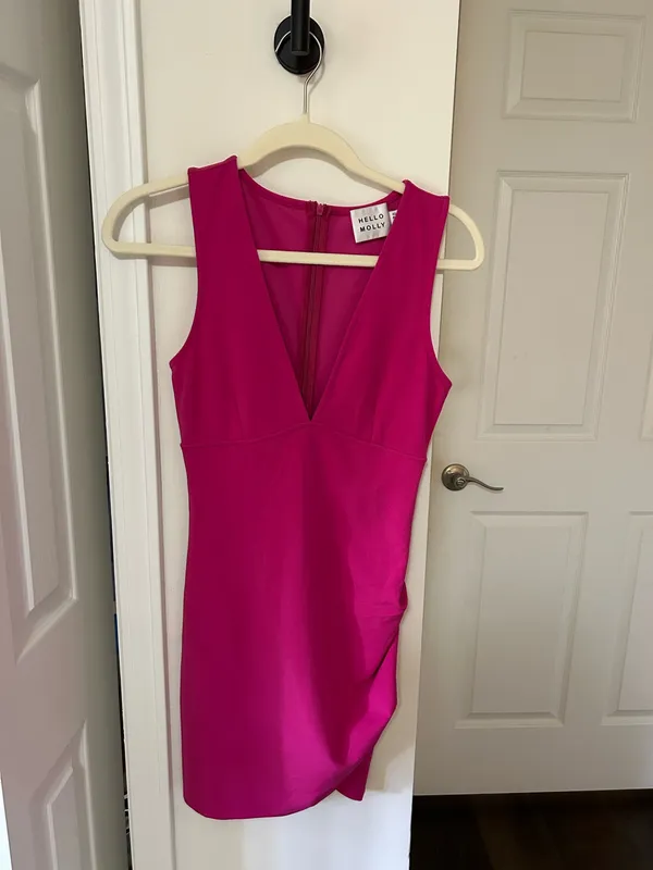 Hello Molly Mini Dress Pink - Image 3