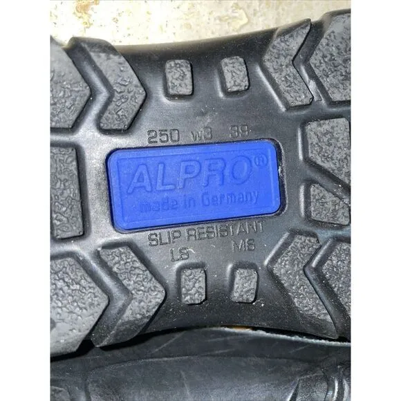 Birkenstock Alpro Black‎ Patient leather Sandals 39 L8 M6 - Image 8
