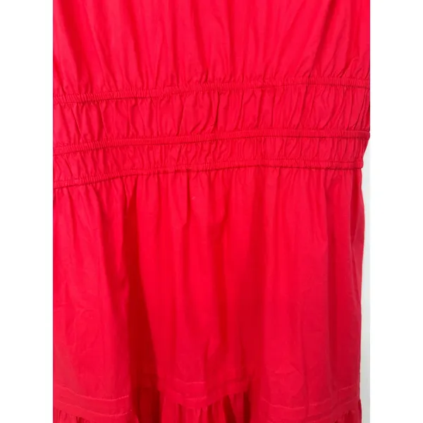 SHE + SKY Maxi Dress Women M Pink Tiered Boho Cottage Romantic Festival Casual - Image 3