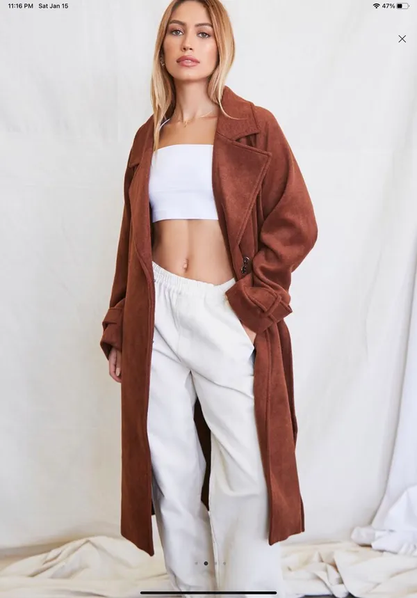 Forever 21 Brown Coat - Image 3