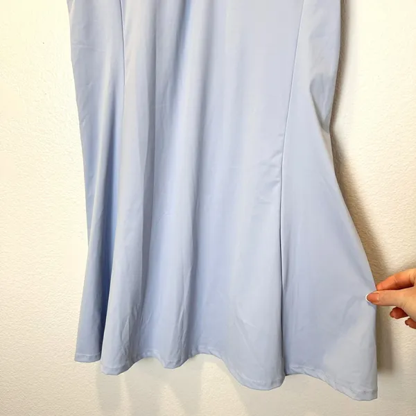 NEW Halara Size-XL Set Dress Short Collared Half‎ Zip Tennis Golf Sky Blue - Image 8
