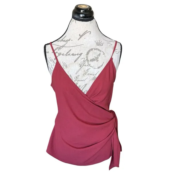 1. State Women's Blouse Medium Wrap Boho Elegant Cocktail Party Romantic Y2k - Image 2