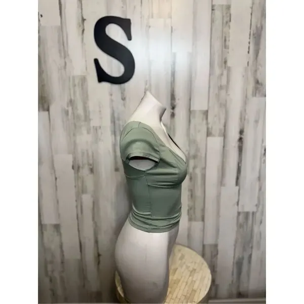 Green crop top Green - Image 7