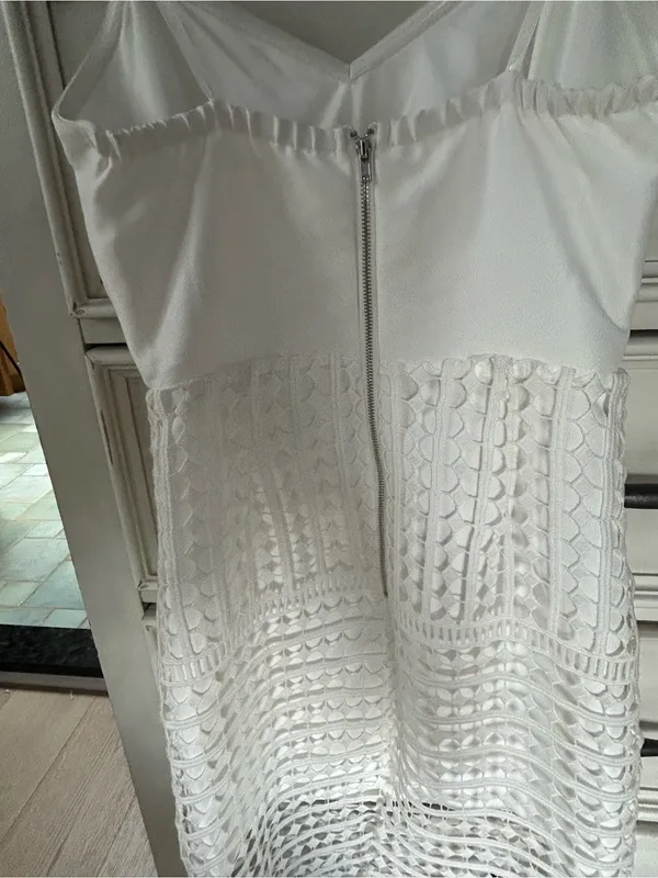 Mustard seed white keyhole mini dress - Image 6