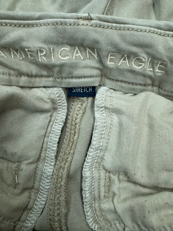 American Eagle Stretch High-Rise Kick Boot Khaki Pants Size 10 - Image 4