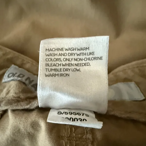 OLD NAVY Y2K Khaki Low Rise‎ Cargo Pants Pockets 2000s Women's 4 - Image 7
