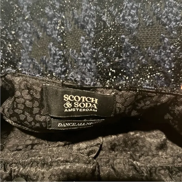Scotch & Soda Tweed Mini Skirt - Black and Blue size‎ XL - Image 5