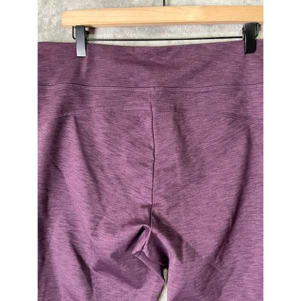 Duluth Trading NoGA‎ Cotton Leggings L X 31 Purple Pull On Stretch Casual Pants - Image 4
