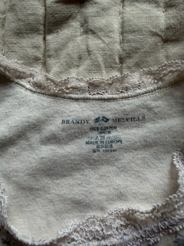 Brandy Melville Tank Crop Floral Top - Image 2