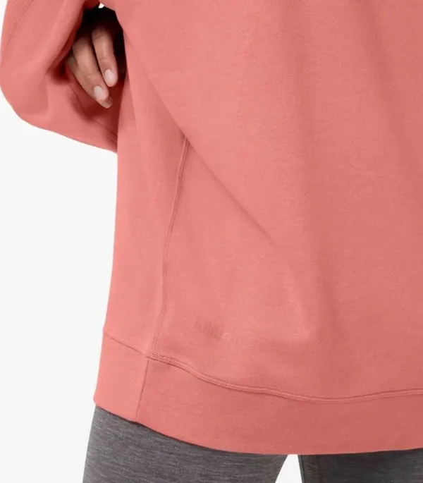 Lululemon Perfectly Oversized Scuba Crewneck Pullover Brier Rose - Image 4