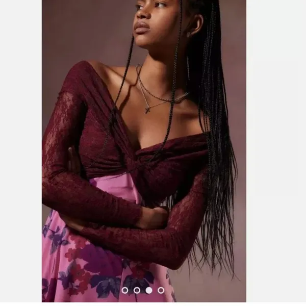 NWOT Kimchi Blue X Urban Outfitters Sydney Off-The-Shoulder Mini Dress - Image 2