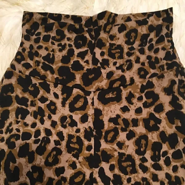 High waist Jaguar Print Flare pants! TALL 31 inseam‎ - Image 3