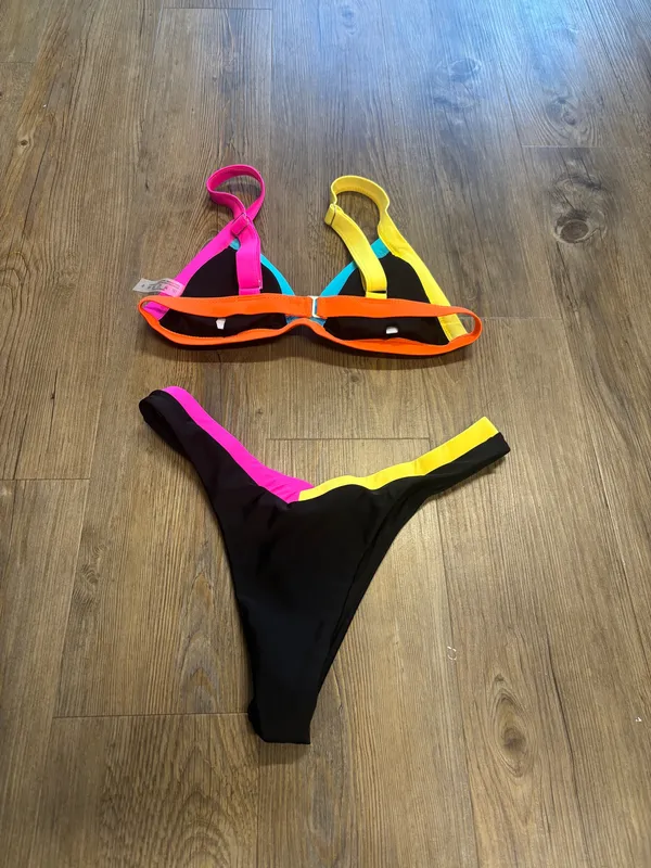 Colorful Shein Bathing Suit Set - Image 2