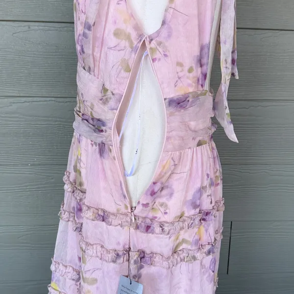 Lulus “Eden” Floral Sleeveless Chiffon Dress - New but Damaged! - Image 10