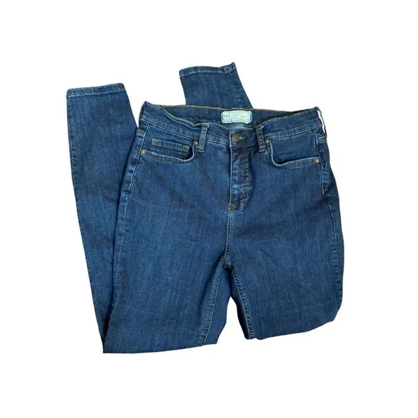 Free‎ People Distressed Slim Curvy Fit Denim Jeans Size 29 - Image 6