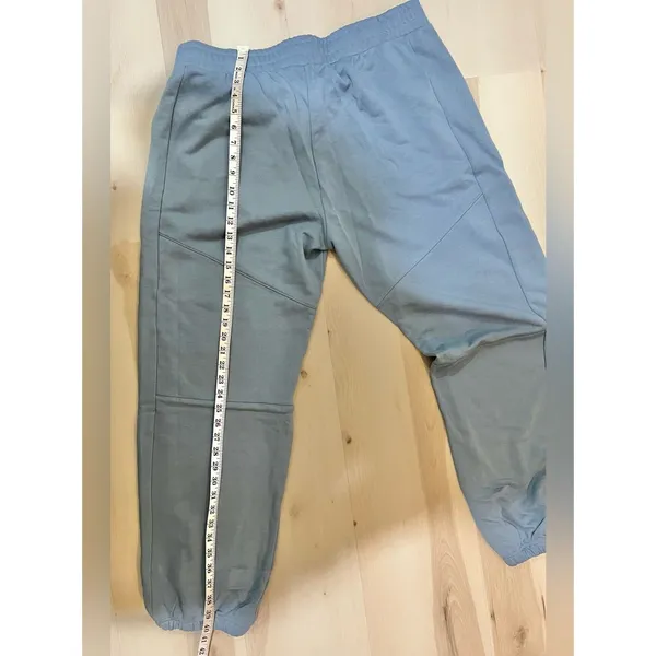 Naked Wardrobe Women XL NEW Butter Blue Make You Sweat Oversized Joggers - Image 6