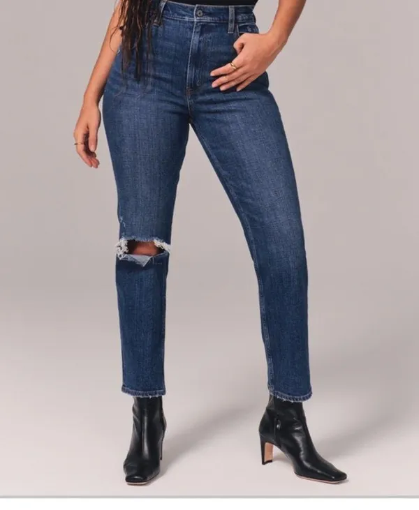 Abercrombie & Fitch Ankle Striaght Jeans - Image 11