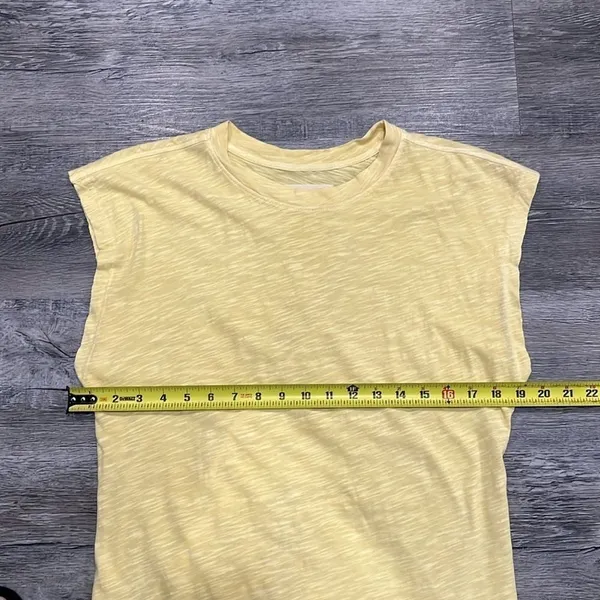 The Normal Brand Vintage Slub Tee Dress midi yellow - 100% cotton - XS/S - Image 12