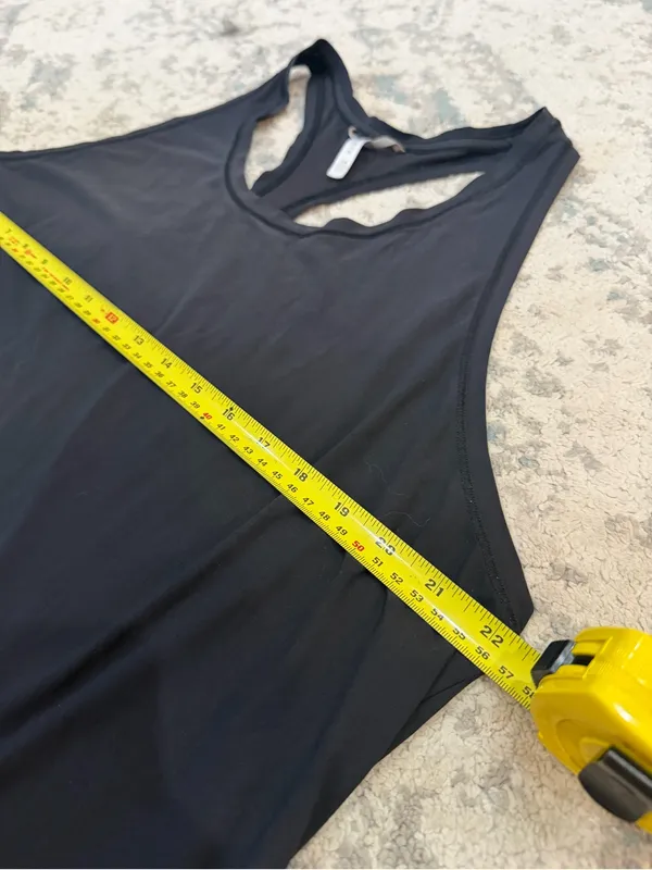 Athleta 2X Black Lightweight Racerback Tank Top Athletic Activewear - Image 5