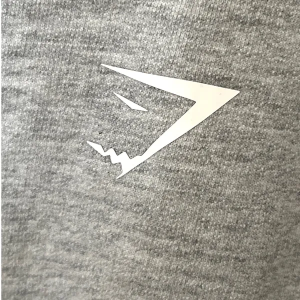 Gymshark Gray Cropped Long Sleeve Athletic Top Sweatshirt‎ Women's Size M - Image 6
