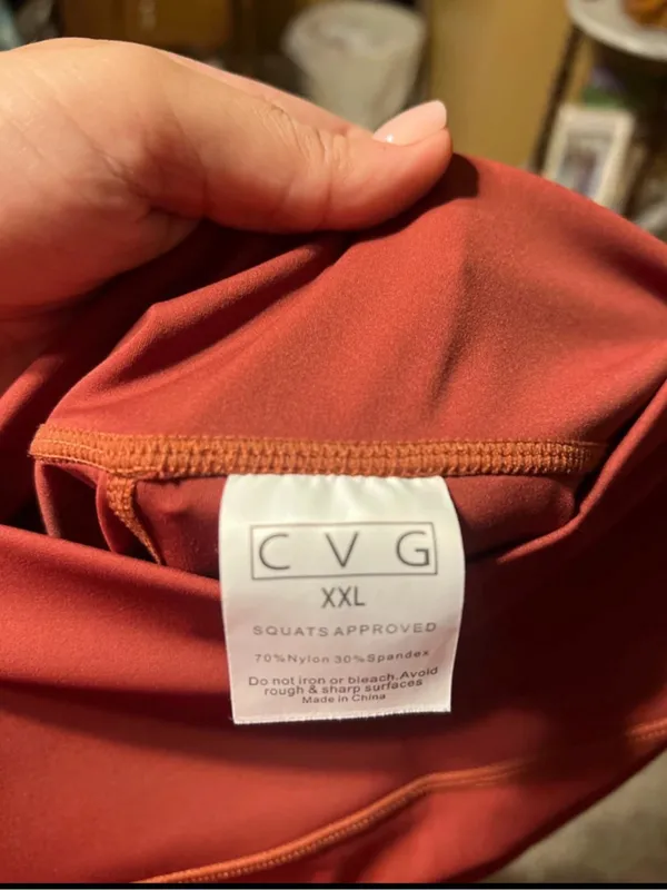 Constantly Varied Gear Rust-Red Pocketed Performance Leggings - Image 7