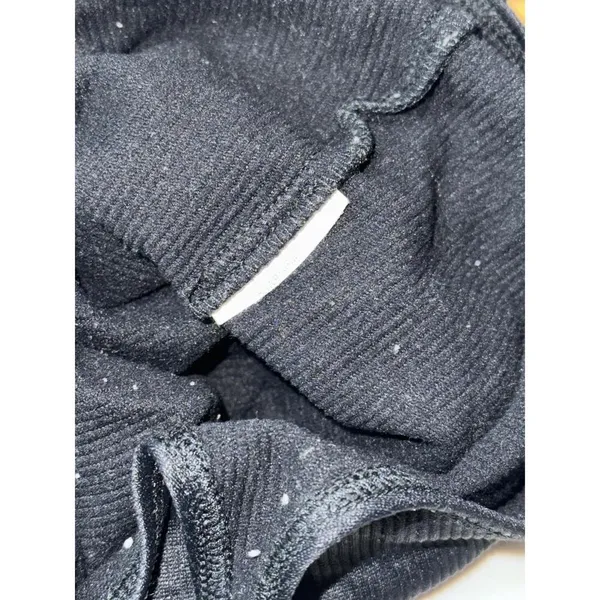 Abercrombie & Fitch Soft AF Black Ribbed Sleeveless Tank Bodysuit Womens Size XS - Image 6