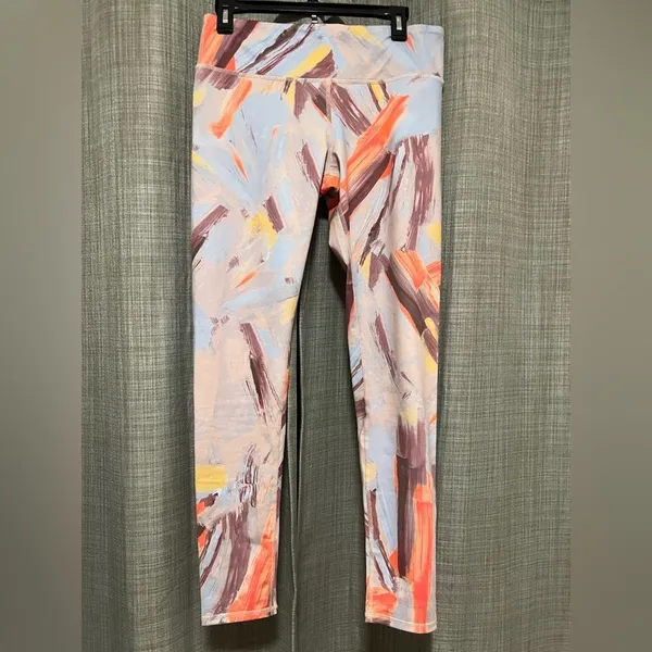 ALO Yoga Abstract Multi-Color Leggings - Image 2