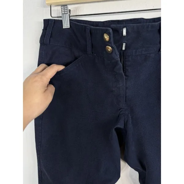 Equine Couture‎ Horse Riding Schooling Breech Navy Embroidered Women’s 30 Pants - Image 7