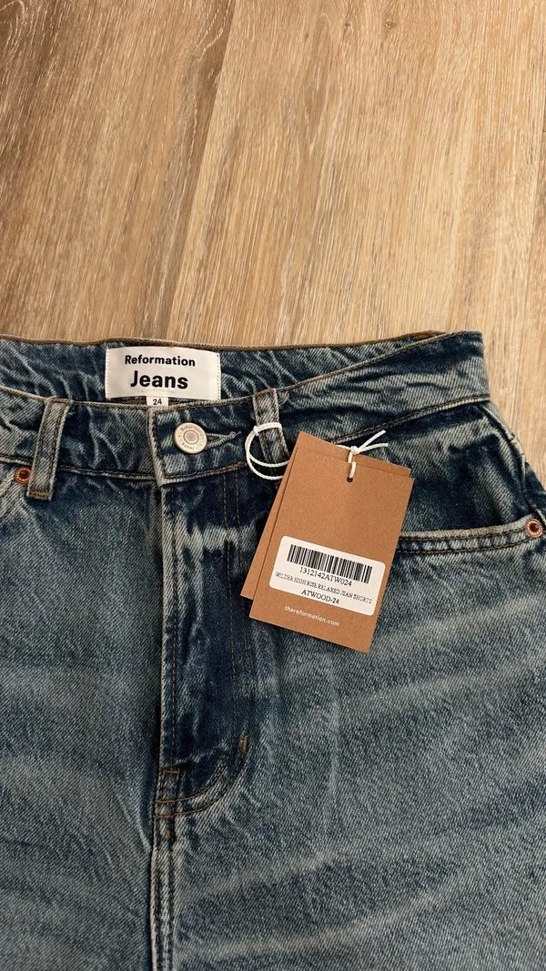 NWT Reformation Wilder High Rise Shorts - Image 2