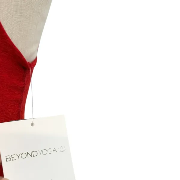 Beyond Yoga Spacedye Lost Your Mind One Shoulder Tennis Dress Red NWT Small - Image 7