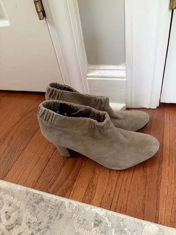 Sam Edelman Boots Suede Leather Grey - Image 2