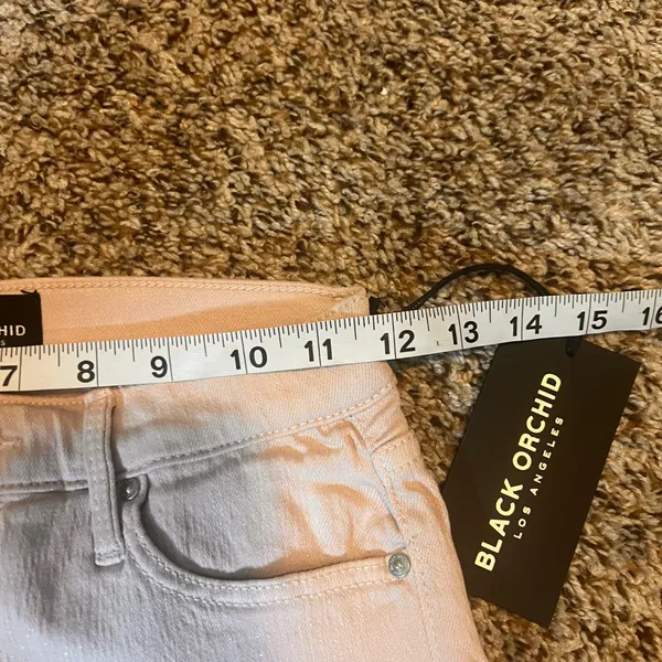 Black Orchid Los Angeles‎ Women's Pink Luxury Soft High Rise Jeans Sz 26 - Image 4