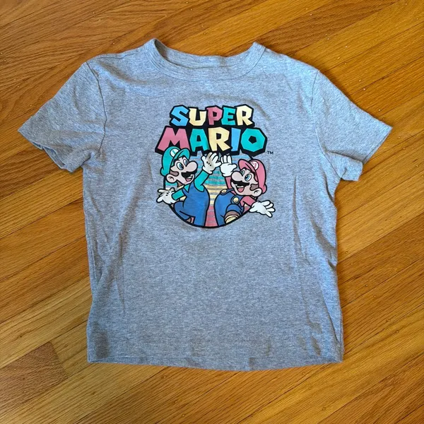 Nintendo Grey Super Mario crop top - Image 3