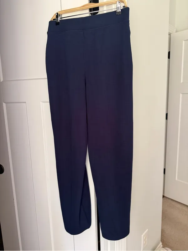 Spanx‎ airpique timeless navy blue straight track pants new NWT - Image 6