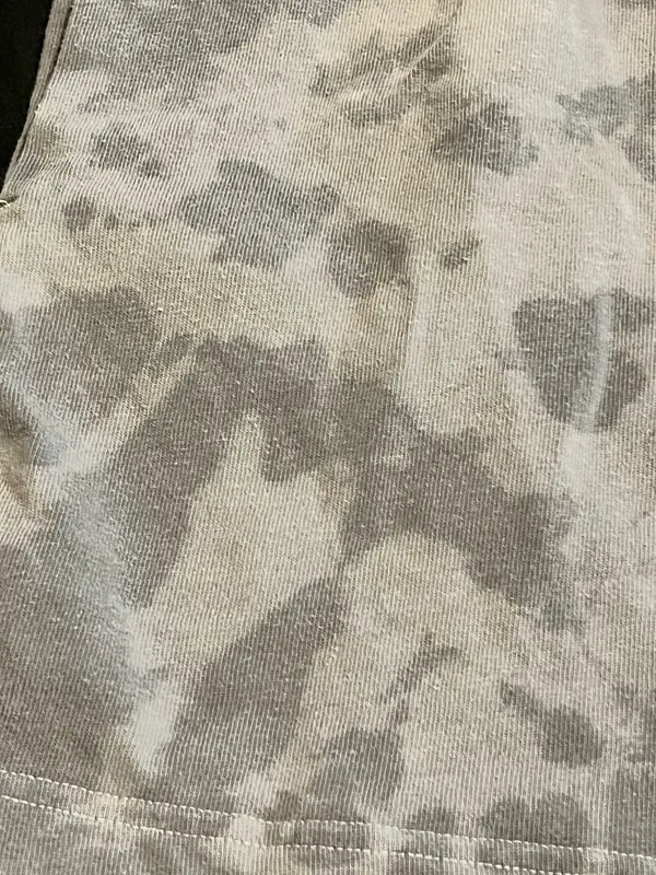 Womens M Nike Gray Washed Tie-Dye Athletic/Casual Jersey Shorts - Image 6