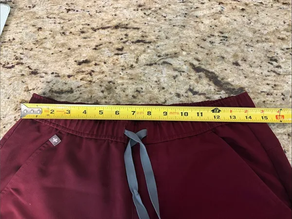 FIGS Technical Collection Joggers in Burgundy - Image 8