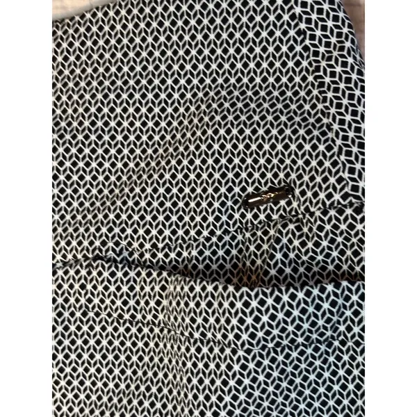 S.C. & CO. Sportswear Geometric Print Active Skort Black White XL - Image 7