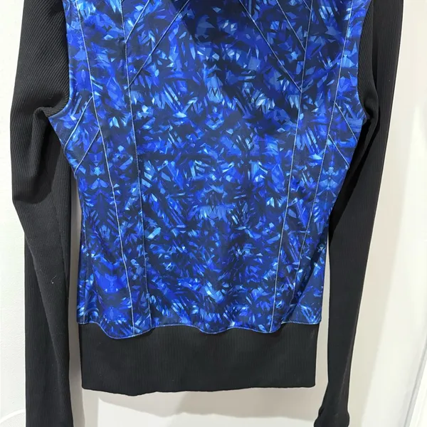 Alo Yoga Jacket Blue And Black Size Small Hoodie Full‎ Zip Athletic T - Image 7