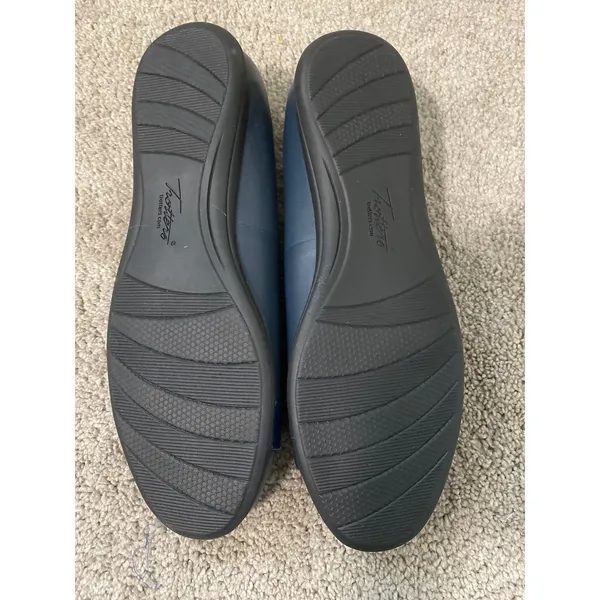 New Trotters Danni Navy Leather Ballet Flats Women’s Size 10 - Image 4
