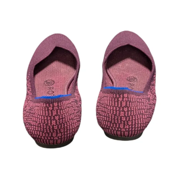 Rothys The Flat Fig Python Round Toe Slip On Shoes Balletcore Womens 6 Purple - Image 4