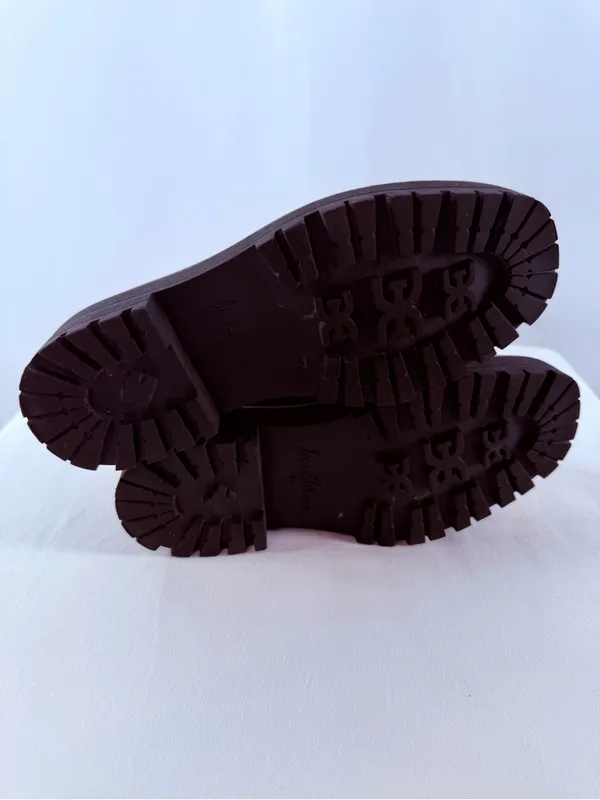 Sam‎ Edelman Laurs Platform Lug Sole Horsebit Loafer in Black Size 7.5 - Image 9
