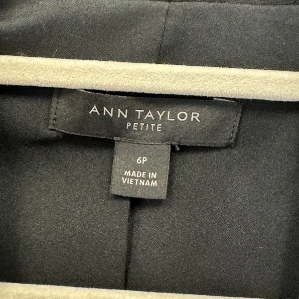 Ann Taylor Petite Single Button Blazer Jacket Size‎ 6P Professional Career Black - Image 7