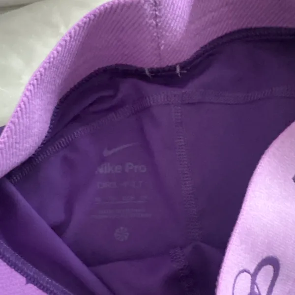 Purple Nike Pro Shorts - Image 2