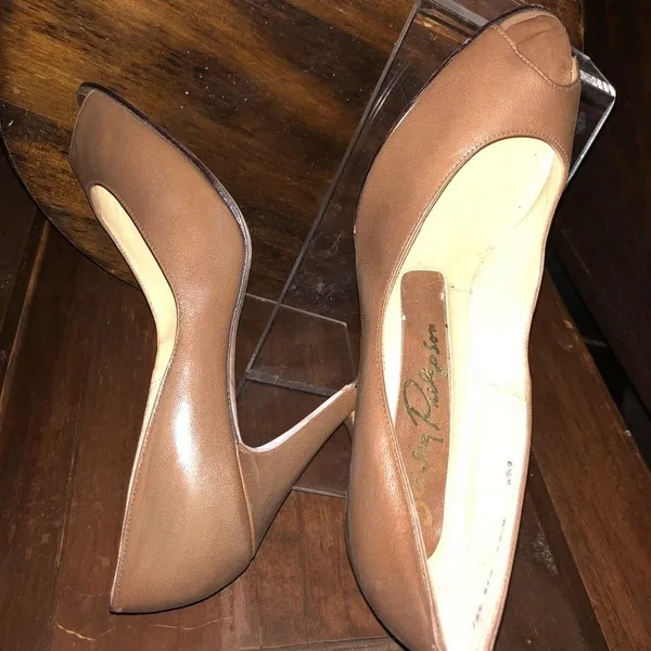 Vintage Stanley Philipson‎ Leather Heels Brown Size 6.5 - Image 3