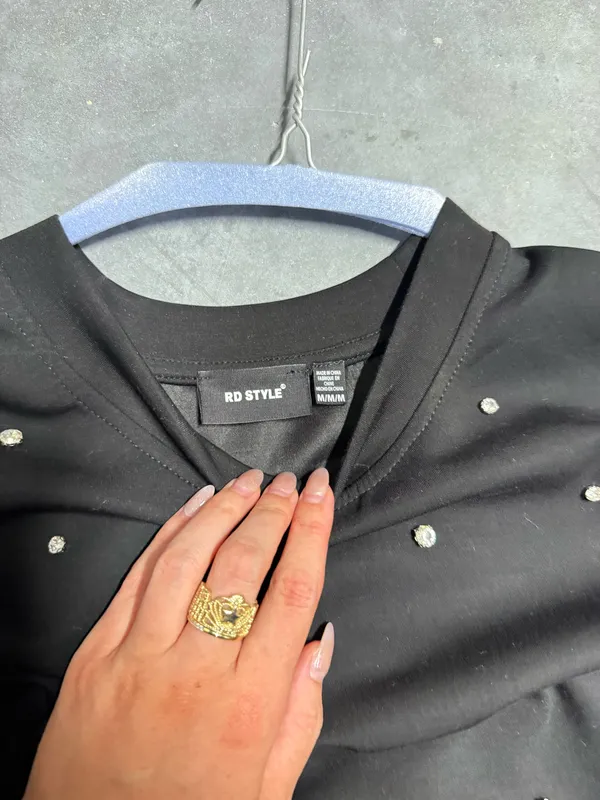 Embellished crewneck Black Size M - Image 2