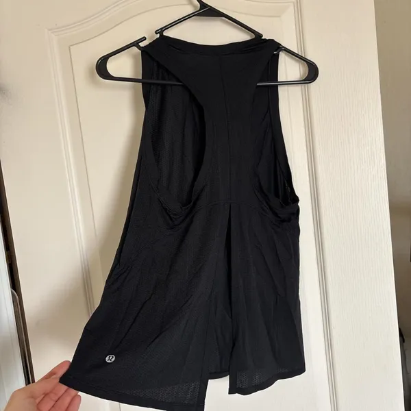 Lululemon black tank. Excellent condition. Soft and light. 14 pit to pit - Image 2